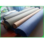 Natural Fiber Pulp Beautiful Appearance 0.3mm Washable Kraft Paper In Roll