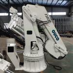 Hydraulic Folding 8M Steel 0.6T Offshore Pedestal Crane
