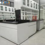 Customized Number of Shelves and Lockers Hospital Lab Furniture for Modern Labs for sale