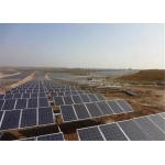 Flat 1 Axis Tracking Solar Panel Bracket / PV Mounting Structure for sale