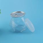 Empty Ring Pull Tab Lids 30g 650ML Plastic Food Cans for sale