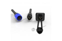 China Stable 3 Pin Waterproof Connector Socket Male Connector Electrical CE Approved supplier