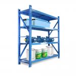 Safest Metal Material Light Duty Racking Warehouse Storage Standard Size for sale