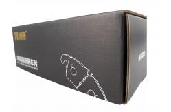 China Corrugated Cardboard Black Shipping Boxes Small Debossing ISO9001 supplier