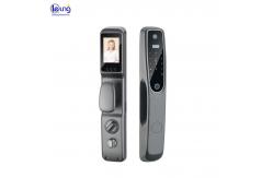 China Security App Door Lock Grey Smart Door Lock With Camera supplier