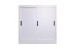 China Multifunctional 1.0mm Metal Sliding Door Cabinet With Adjustable Shelf Book Case supplier