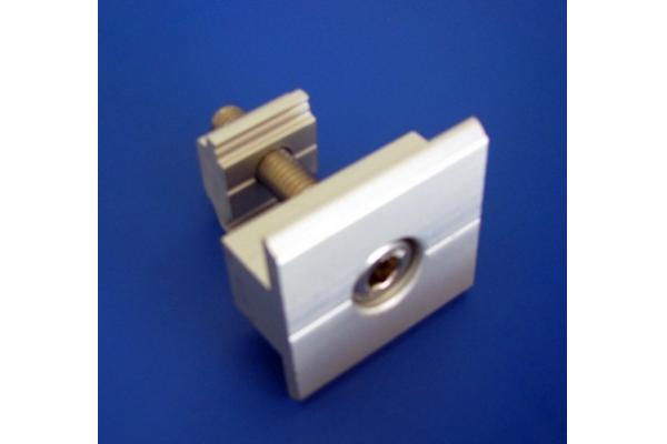 Aluminum Saolar Panel Mid Clamp For Solar Roof Mounting Systems