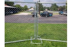 China Chain Link Mesh American Temp Construction Fence 7 Ft Height Frame Tube supplier