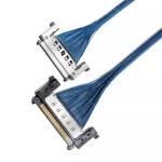 Micro Coaxial LVDS Cable 40 Pin 5.9 Inch For Mini ITX Motherboard LCD Monitor for sale