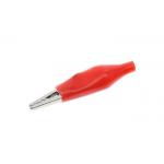 28MM Red Electronic Components Metal Alligator Clip With Plastic Boot Rated for sale