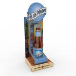 Wallmount Wine Display Stand Stylish Beer Bottle Holder Utility Glorifier For Supermarket for sale