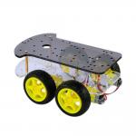 DC 6V DIY Smart Robot Car Extended Edition Four Wheel Drive Double - Deck for sale