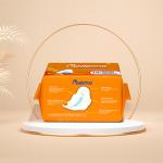 Disposable Pure Cotton Sanitary Pads Super Absorb Feminine Pads With Wings