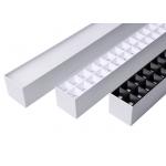 Indoor Lighting Lower UGR Suspended Pendant Lamp Linkable Led Batten Linear Lights for Office Warehouse Supermarket for sale