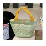 JK Style Insulated Lunch Bag Reusable Tartan Design Cooler Drawstring Picnic Bag
