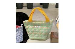 China JK Style Insulated Lunch Bag Reusable Tartan Design Cooler Drawstring Picnic Bag supplier