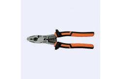 China 8 Telflon Finished Combination Pliers  High Leverage Wire Cable Crimping Tool supplier