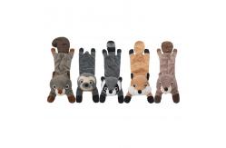 China Flat Squirrel Various Pet Interactive Stuffed Toys Set Dog plush toy supplier