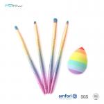 OEM Colorful 8pcs Plastic Makeup Brushes For Eye Shadow for sale