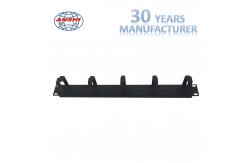 China Network Horizontal Cable Manager , 5 Rings 19 Inch Rack Cable Management supplier