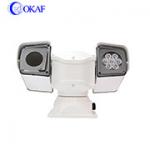 Smart Vehicle PTZ IP Strobe Camera , Warming Light Vehicle Mounted Ptz Camera for sale