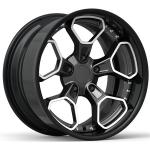 BBF30 Ford Jeep Jaguar Benz 18x10 2 Piece Forged Wheels Black Power style for sale