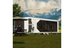 China Minimalist Tech Style Ecocapsule Tiny House Steel Structure Sandwich Panel House supplier
