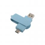 Recyclable Materials USB Flash Drive With Type C U Disk For Data Storage for sale