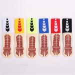 Custom Sports Breathable Non Slip Soccer Knitting Anti Slip Youth Grip Football Socks for sale