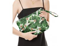 China Polyester Travel Cosmetic Toiletry Bag Waterproof with Zipper supplier