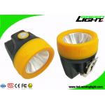 10000lux Potable Cordless Cap Lamp , Hard Hat Lights Support DC / USB Charging for sale