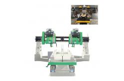 China Four Blades Stone Edge Trimming Machine For Granite Marble Column Arc Slab supplier
