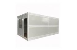 China Modular 20ft Foldable Temporary Container House Mobile Prefabricated Office supplier
