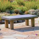 Concrete Patio Furniture for Outdoor Use Large Home Concrete GRC Table Seating Sets for sale