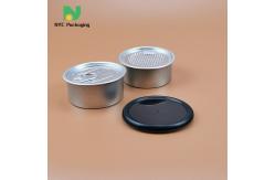 China Custom Metal Ring Pull Cannabis Tin Packaging Empty Tuna Fish Tin Can supplier