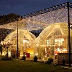 Prefab Glamping Dome Tents Diameter 5m Lightweight Clear Dome Tent for sale