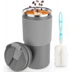 12 Oz Stainless Steel Vacuum Insulated Tumbler Coffee Travel Mug Spill Proof With Lid for sale