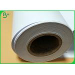 Inkjet Printing 60gsm Bond Plotter Paper Roll For Drafting Printer