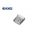 Plug In Plate Sinking Right Angle Usb Connector , Usb Type A Female Port for sale