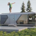 Live In A Futuristic Modular Capsule House Mobile Home Modern Minimalist for sale