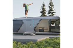 China Live In A Futuristic Modular Capsule House Mobile Home Modern Minimalist supplier