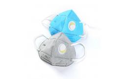 China Anti Virus N95 Face Mask Folding Non Woven Material With Breathing Valve supplier