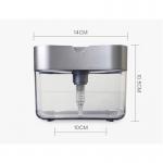 Space Saving 385ml 2in1 Foaming Liquid Soap Dispenser