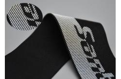 China White Silicone Dots Non Slip Elastic Band For Garments Custom Printed supplier