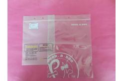 China IDPE Cellophane Printed Grip Seal Bags Clear Plastic Resealable Grip Seal Zipper Bag supplier