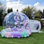 1mm PVC Dome Bubble Tent Transparent Inflatable Bubble Balloons House for sale