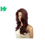 Fashion Heat Resistant Long Synthetic Wigs For Black Women / Natural Wave Wig for sale