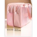 high quality soft waterproof durable tolietry bag with handle