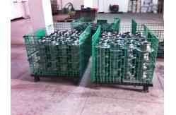 China Powder Coated Wire Mesh Pallet Cage For Logistics / Distribution Center supplier