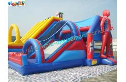 China ISO Popular Spiderman Combo Inflatable Bouncer Slide For Pool supplier